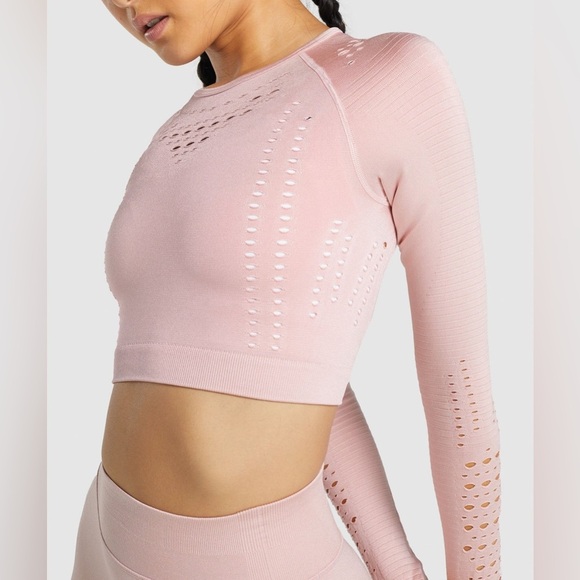 Gymshark Glow seamlesss long sleeve crop top - Picture 10 of 12